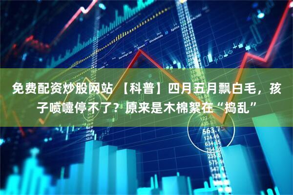 免费配资炒股网站 【科普】四月五月飘白毛，孩子喷嚏停不了？原来是木棉絮在“捣乱”